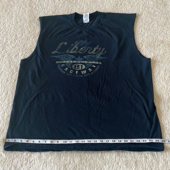 Liberty motorcycle tank top blue size XXL - Picture 11 of 16